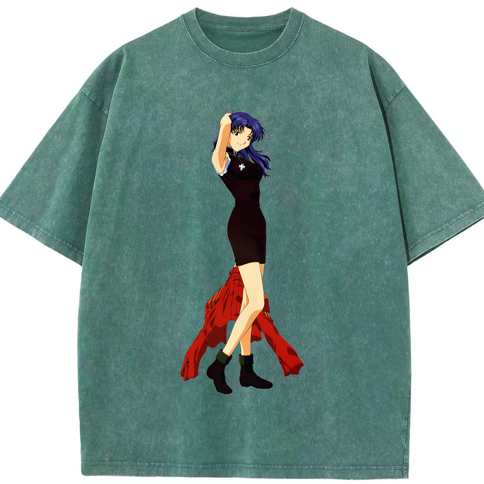 （画像用） EVA 新世紀エヴァンゲリオン 綿100% ヴィンテージ風 半袖Tシャツ（フロントプリント）
